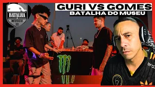 MC ZEN REACT(DUELO DE GOATS) GURI x GOMES (PRIMEIRA FASE) | BATALHA DO MUSEU ED. ELITE DO FREESTYLE