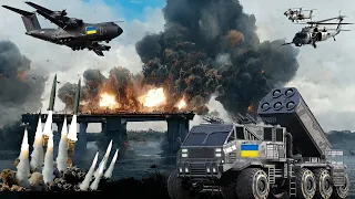 5 minutes ago ukraine destroyed bridge of crimea,1500 russian troops killed, arm3