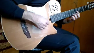 Падал белый снег_guitar cover