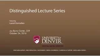 Laurel Donnellan at the University of Denver