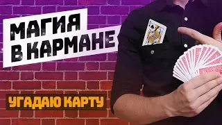 Простой фокус С КАРТАМИ для НАЧИНАЮЩИХ - "Магия в Кармане" / Обучение