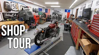 Building the ultimate motorcycle workshop