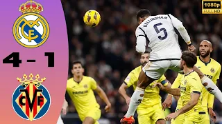 Jude Bellingham🔥 Real Madrid vs Villarreal 4-1 | La Liga | All Goals & Highlights 2023 HD