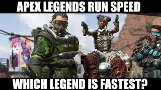 Do Apex Legends Characters Have Different Run Speeds? | How Much Faster Is Bloodhound's Ultimate?