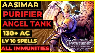 PF: WOTR ENHANCED - AASIMAR PURIFIER ANGEL TANK:  130+ AC, 50% CONCEAL, ALL IMMUNITIES & 40+ SR!