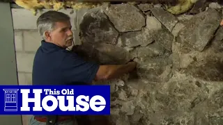 How to Repoint a Stone Foundation | This Old House