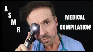 ASMR Medical Compilation!  Light triggers/ Eye Exam/ Cranial Nerve Exam