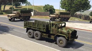 Irani Fighter Jets & Helicopters Attack on Israeli Army Convoy | Israel vs Hamas War - GTA 5