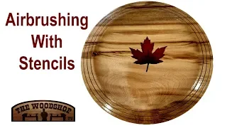 Woodturning Easy Airbrushing With Stencils