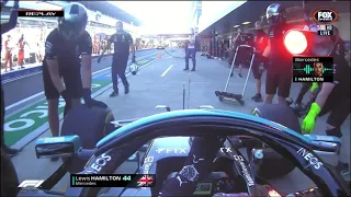 Lewis Hamilton Hits Mercedes Mechanic | FP2 | 2021 Russian GP