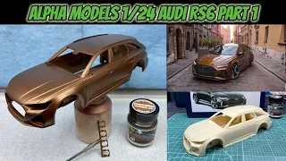 Part 1 - Alpha Model 1/24 Audi RS6 Avant Video Build