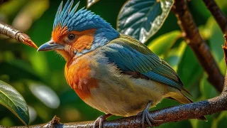 Most Beautiful Birds in the World  with Their Soothing Sounds - Relaxation Nature Film