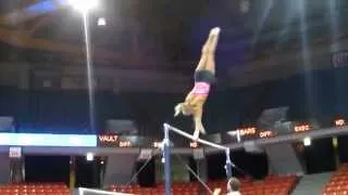 Nastia Liukin - Bars Training for the 2012 Olympic Games in London