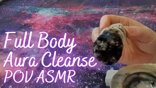 Quick full body aura energy cleanse. 5 minute. Reiki ASMR