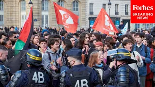 Over 100 Students Removed From Pro-Palestine Protest At Paris University By Police