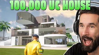 House Tour Of My Mega Mansion! How To Build A Home 😱 PUBG MOBILE