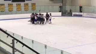 Big Bantam hockey fight (gone wrong)