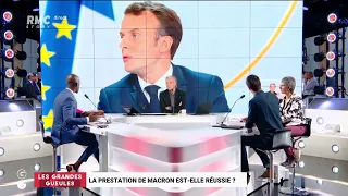 Les "Grandes Gueules" de RMC: la prestation de Macron est-elle réussie ?