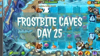 Plants vs Zombies 2 - Gameplay - Frostbite caves Day 25