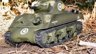 Sherman M4A3 Tank, Waltersons Heng Long 1/16th RC tank review