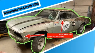 Interior Reveal! Plus preparing it for winter storage! (1969 Chevy Corvair/s10 chassis swap Part 14)