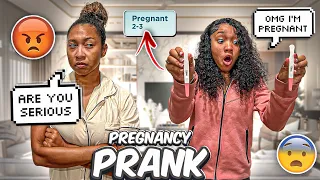 PREGNANCY TEST PRANK ON MY MOM **NEVER AGAIN**😳