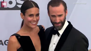 Joseph Fiennes and Maria Dolores Dieguez at 2019 SAG Awards