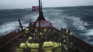 Draken in the North Sea storm Varulven