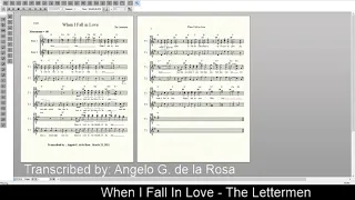 When I Fall In Love - The Lettermen | Transcribed by: Angelo G. de la Rosa