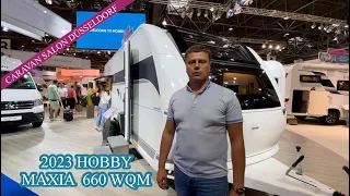 NEW: 2023 Hobby MAXIA 660 WQM! CARAVAN SALON DÜSSELDORF 2023 - Прицеп-дача, Караван