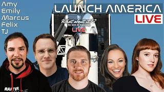 SpaceX & NASA Crew Dragon Demo Mission 2 (DM-2) LIVE with Amy, Emily, TJ, Marcus and Felix