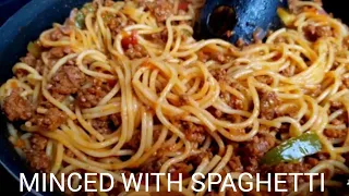 COOK WITH NJERI- EASY MINCED BEEF WITH SPAGHETTI