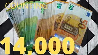 COUNTING 14,000 EURO €€€ !!!