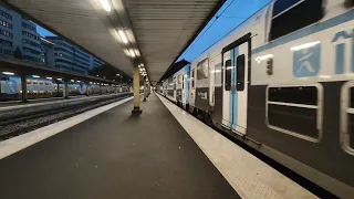 [RER D] Départ d'un UM de Z20500 de Paris gare de Lyon en direction des garages