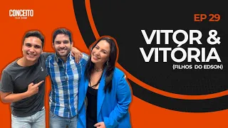 VITOR E VITÓRIA (filhos do Edson) no Conceito Talk Show #029