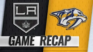 Josi, Rinne lead Predators to 2-1 win against Kings