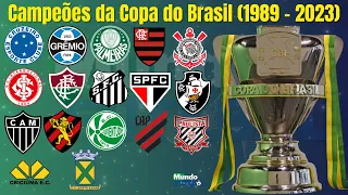 Todos os Campeões da Copa do Brasil (1989 - 2023)