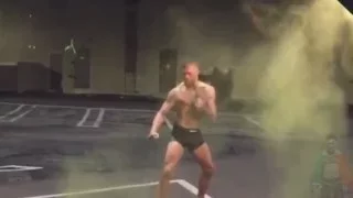 Conor McGregor Kicking balloons for GQ magazine tonigh !