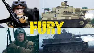 Lego World War 2: The Fury vs Tiger Tank (SIDE BY SIDE version)