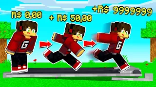 GANHEI $1.000.000 SÓ CORRENDO no MINECRAFT ✭ Guihh ✭