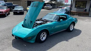 Test Drive 1977 Chevrolet Corvette SOLD $15,900 Maple Motors #2081