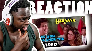 Jaane Wo Kaisa Chor Tha | Yaraana [1995] | Madhuri Dixit | REACTION