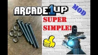 ARCADE 1UP Screw upgrade kit! I try these out on my Mortal Kombat II Cabinet -Retro Arcade- BUY?👎👍