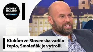 Kluci ze Slovenska si stěžovali na teplo. Smoleňák je hezky vytrolil