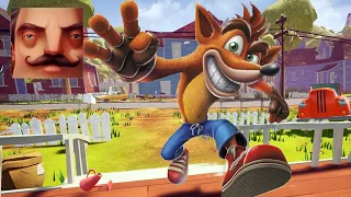 Hello Neighbor - New Neighbor Big Crash Bandicoot Act 3 Gameplay Walkthrough