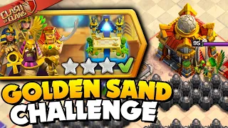 Easily 3 Star Golden Sand and 3-Starry Nights Challenge (Clash of Clans)