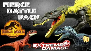CANCELLED Mattel Jurassic World Dominion Fierce Battle Pack Review!!! Extreme Damage Spinosaurus!!!