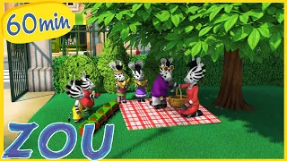 Zou en español 🦓 El expreso del picnic de Zou 😋 Recopilación 1H | Zou el cebra