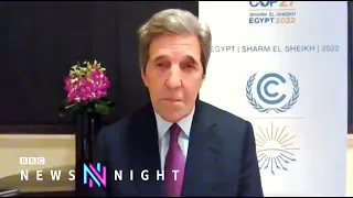 John Kerry on Taiwan, Climate change, and Joe Biden - BBC Newsnight