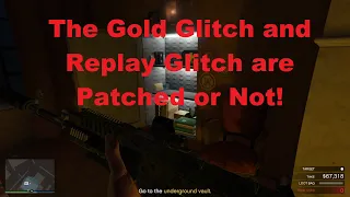 Is The Gold Glitch and Replay Glitch Patched! - Cayo Perico